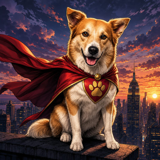 Caped Crusader look for a new arrival
